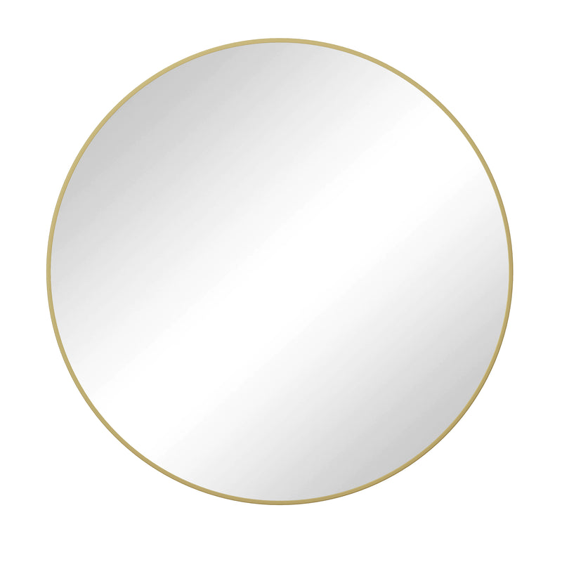 Wall Mirror Wall Mount Option Gold 38-inch