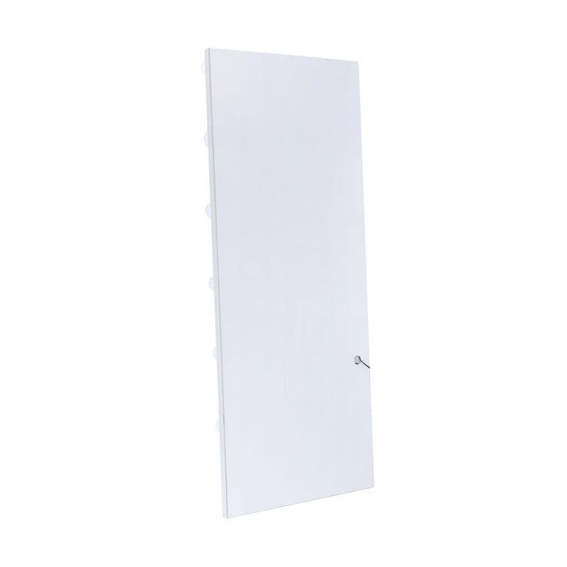 Lindy - Floor Mirror - Glossy White