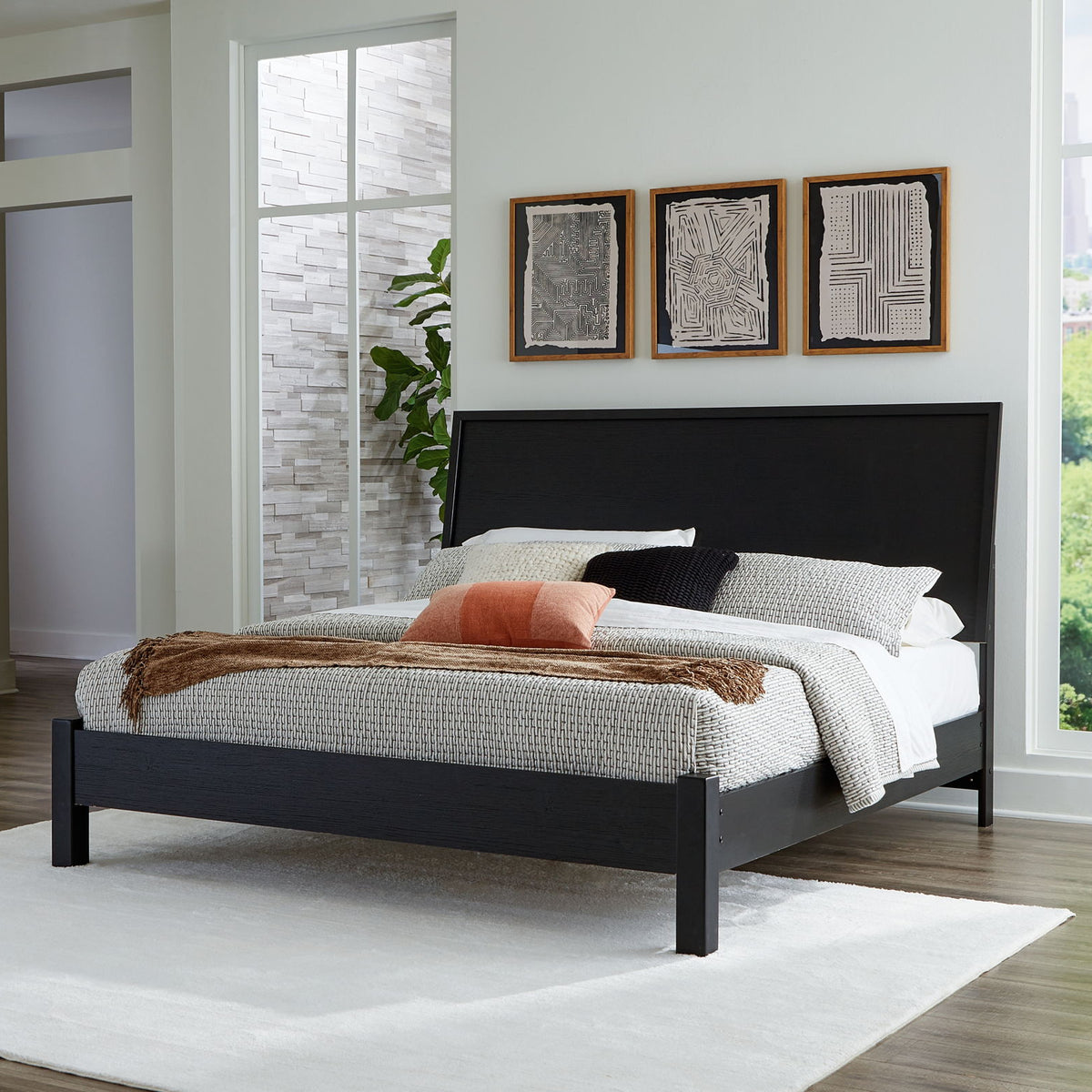 Danziar - Panel Bed With Low Footboard