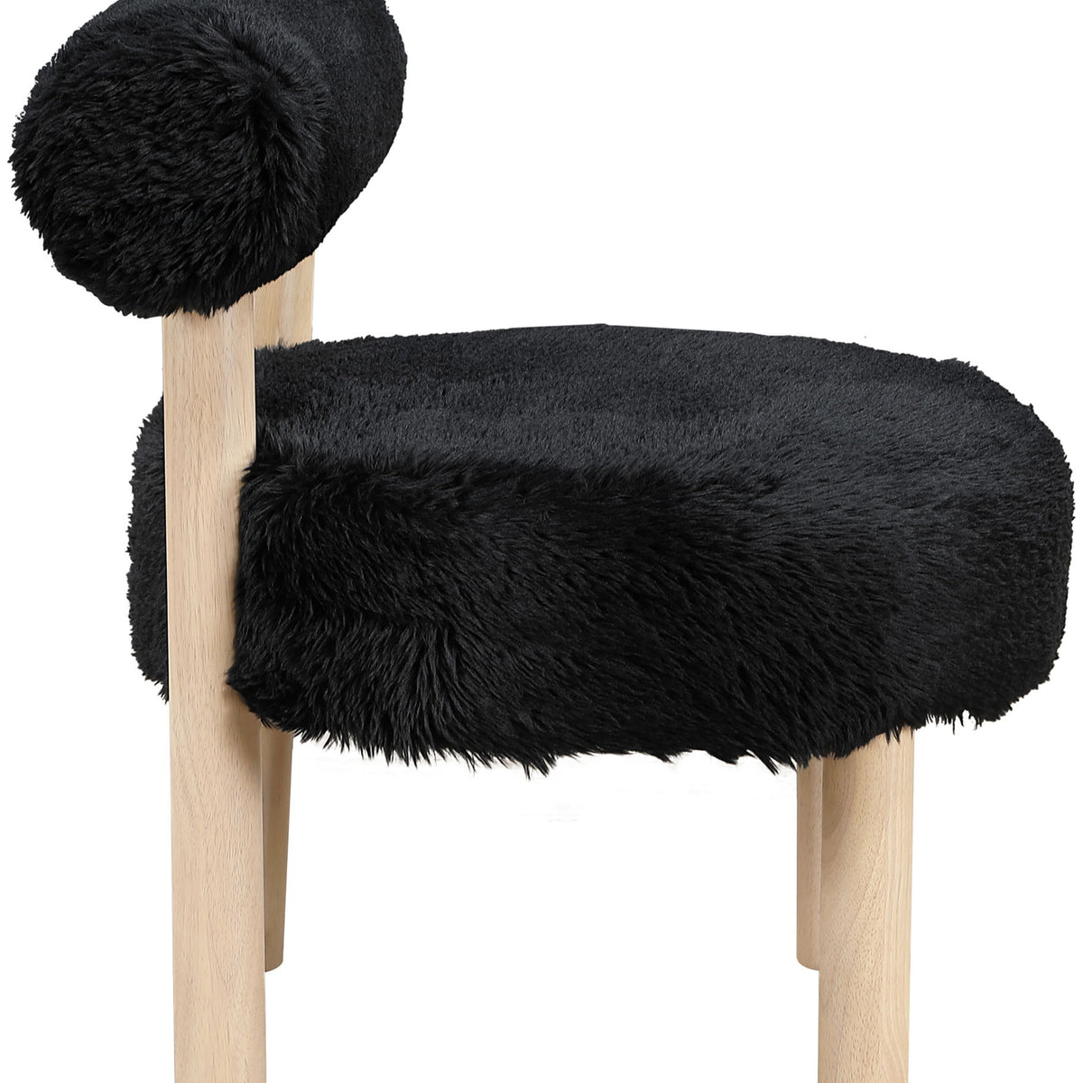 Ambre - Shearling Fabric Accent Chair
