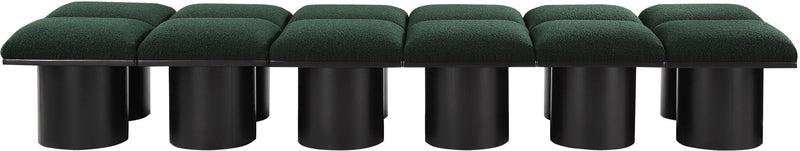 Pavilion - 12 Piece Modular Bench With Black Base