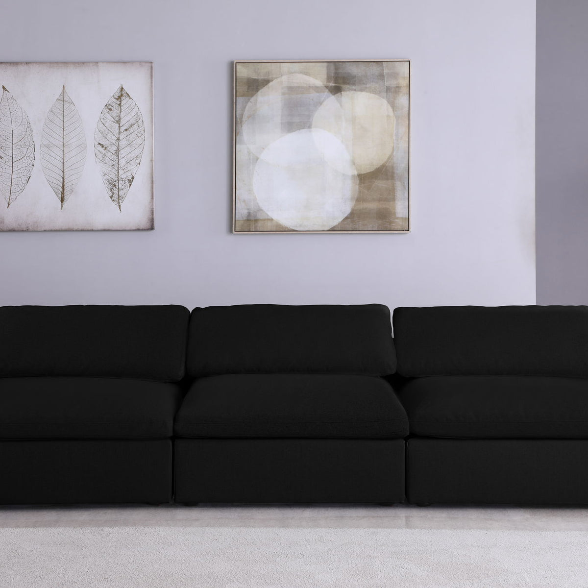 Serene - Modular Armless 3 Seat Sofa
