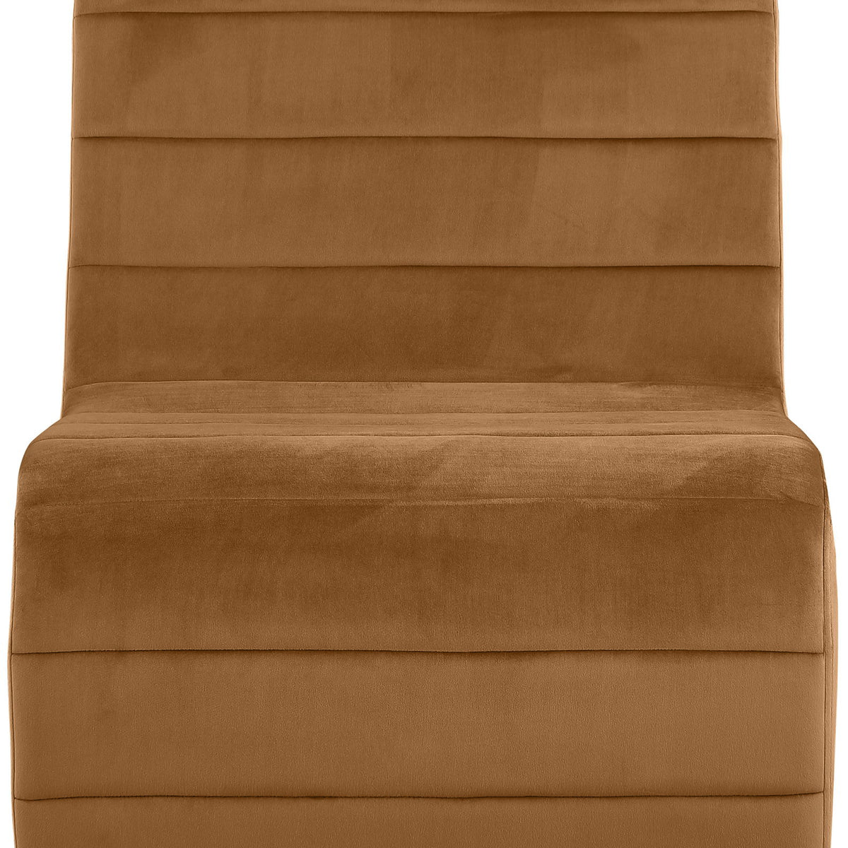 Ivy - Velvet Accent Chair - Saddle