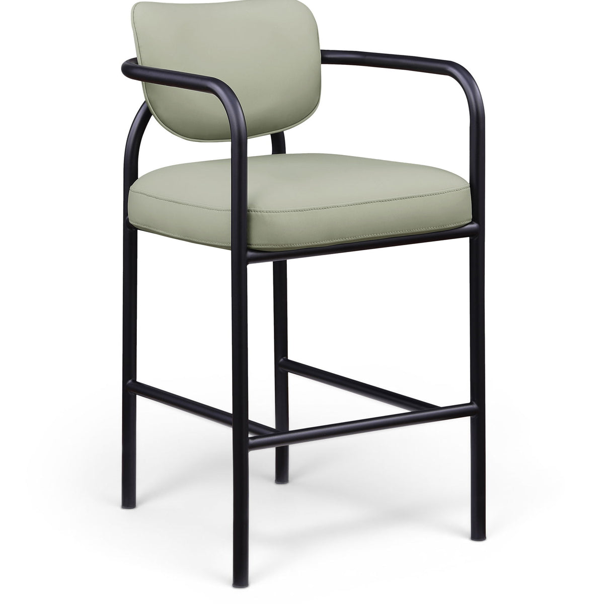 Serava - Vegan Leather Upholstered Bar Stool