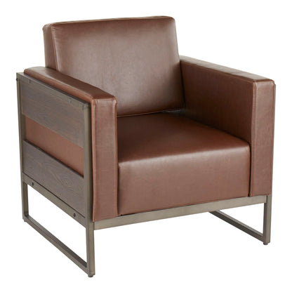 Drift - Industrial Lounge Chair - Espresso