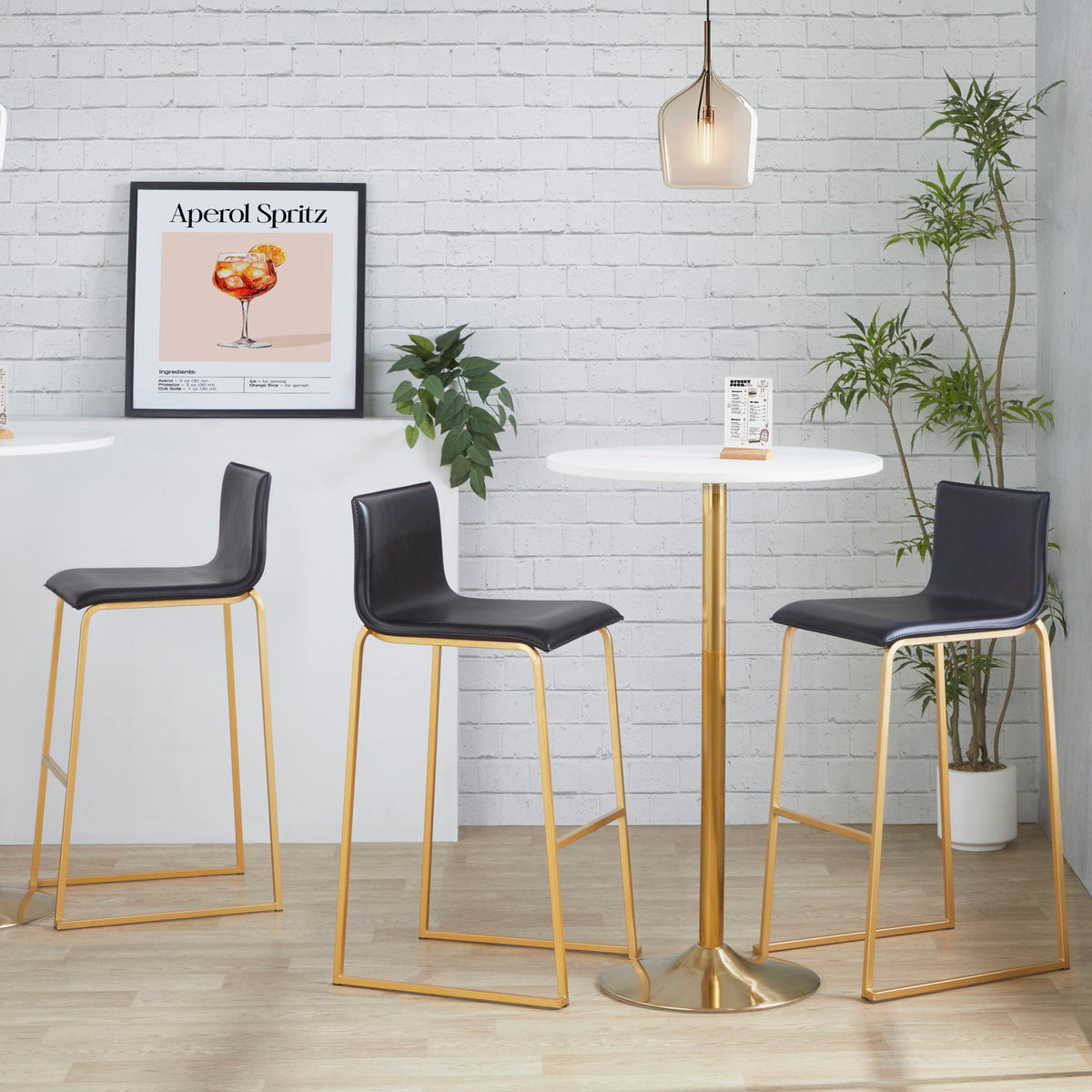 Mara - Contemporary Upholstered Barstool (Set of 2)