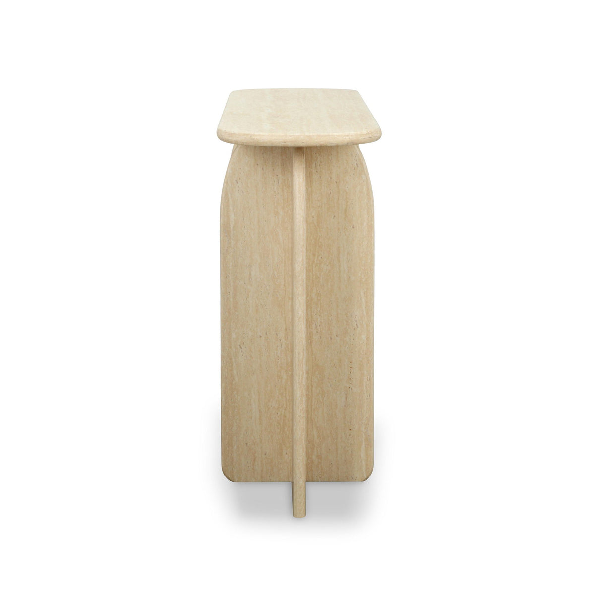 Clementine - Console Table - Travertine