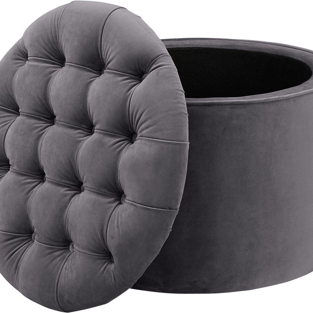 Queen - Velvet Storage Ottoman