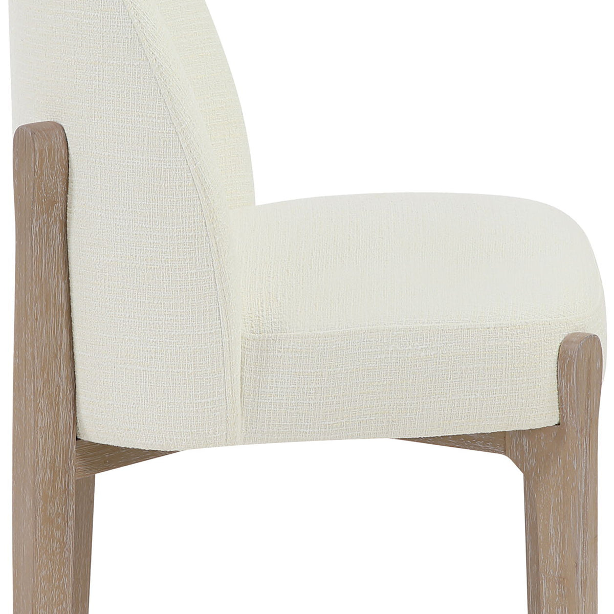 Torino - Upholstered Dining Chair With Brushed Natural Base (Set of 2)