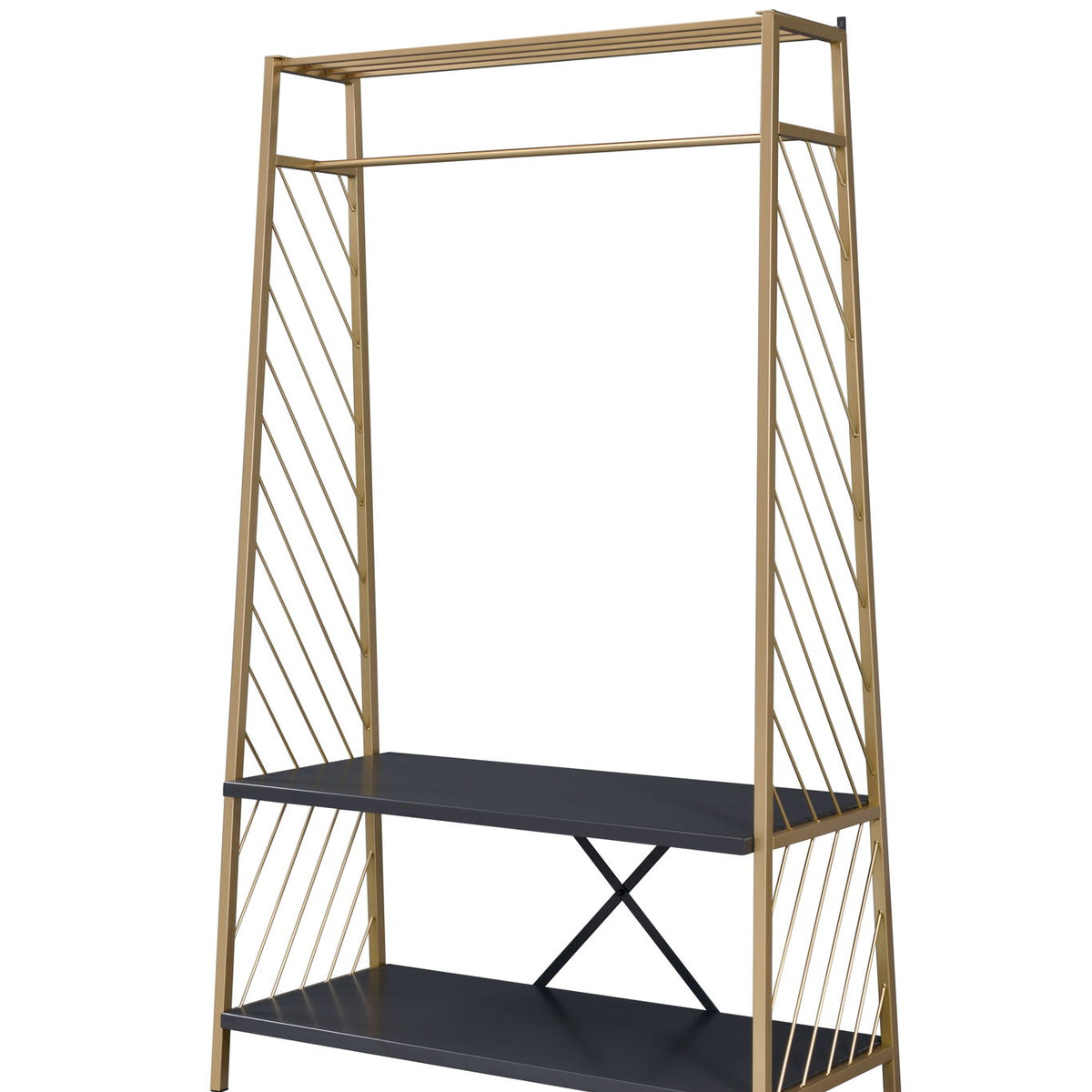 Pahor - Hall Tree - Gold / Black