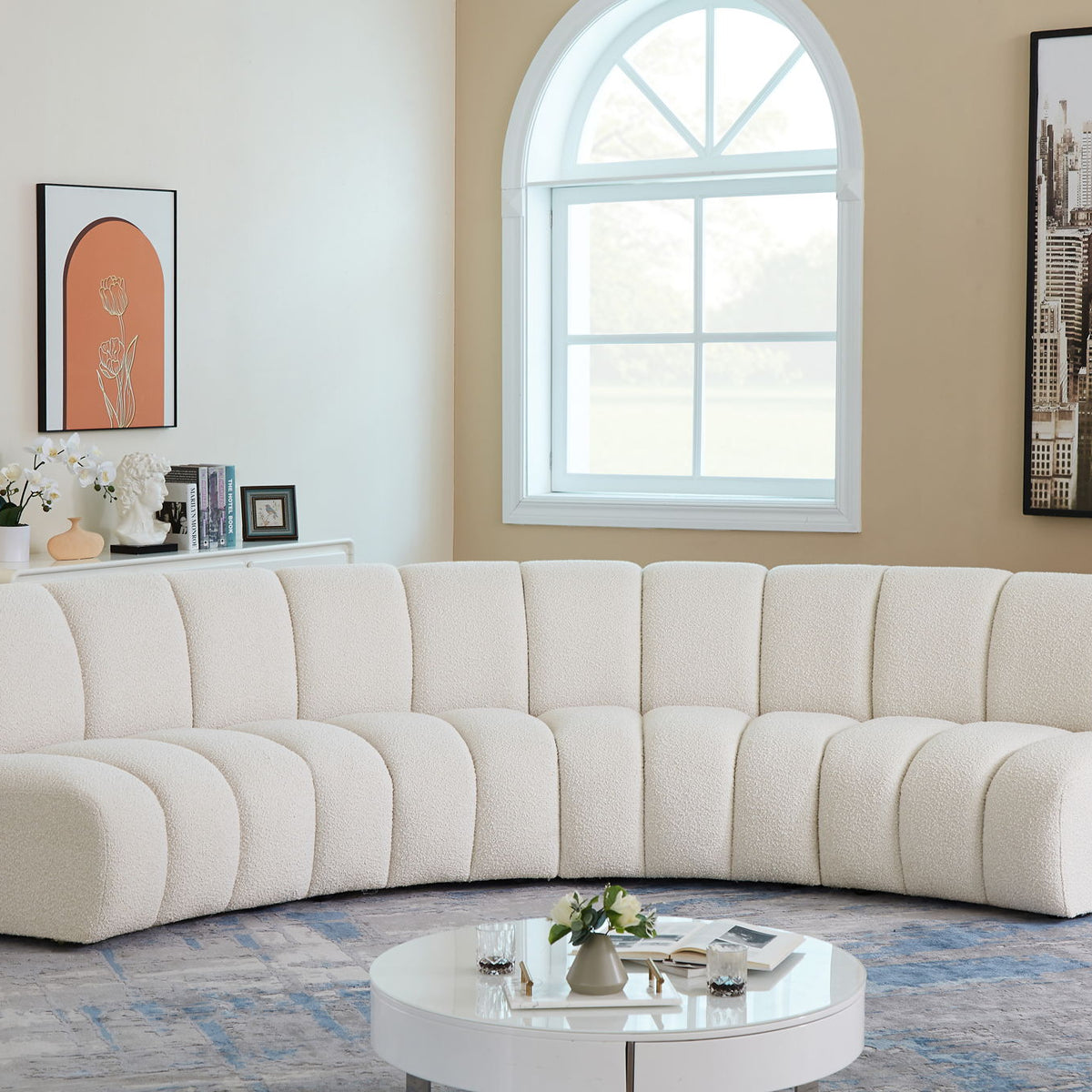 Infinity - 4 Piece Boucle Modular Sectional
