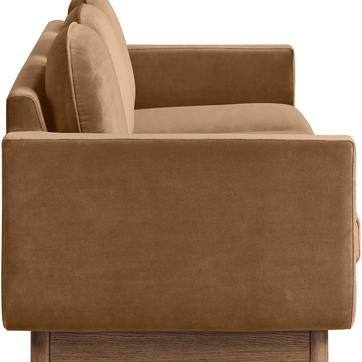 Diviento - Velvet Performance Fabric Upholstered Sofa