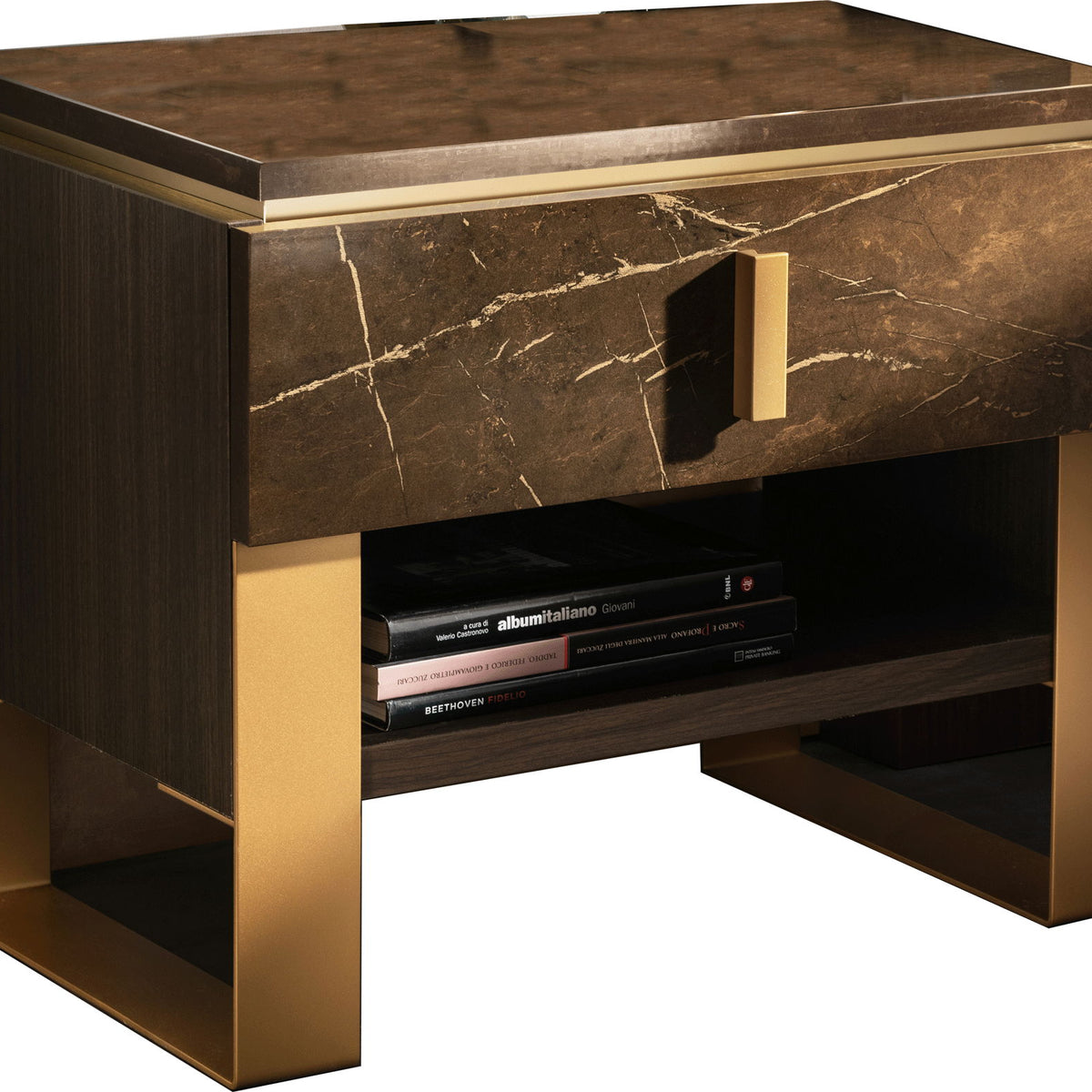 Essenza - Accent Nightstand - Dark Brown