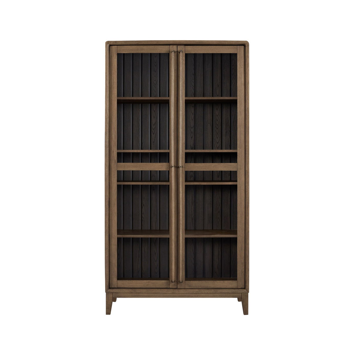 Display Cabinet - Latte / Peppercorn