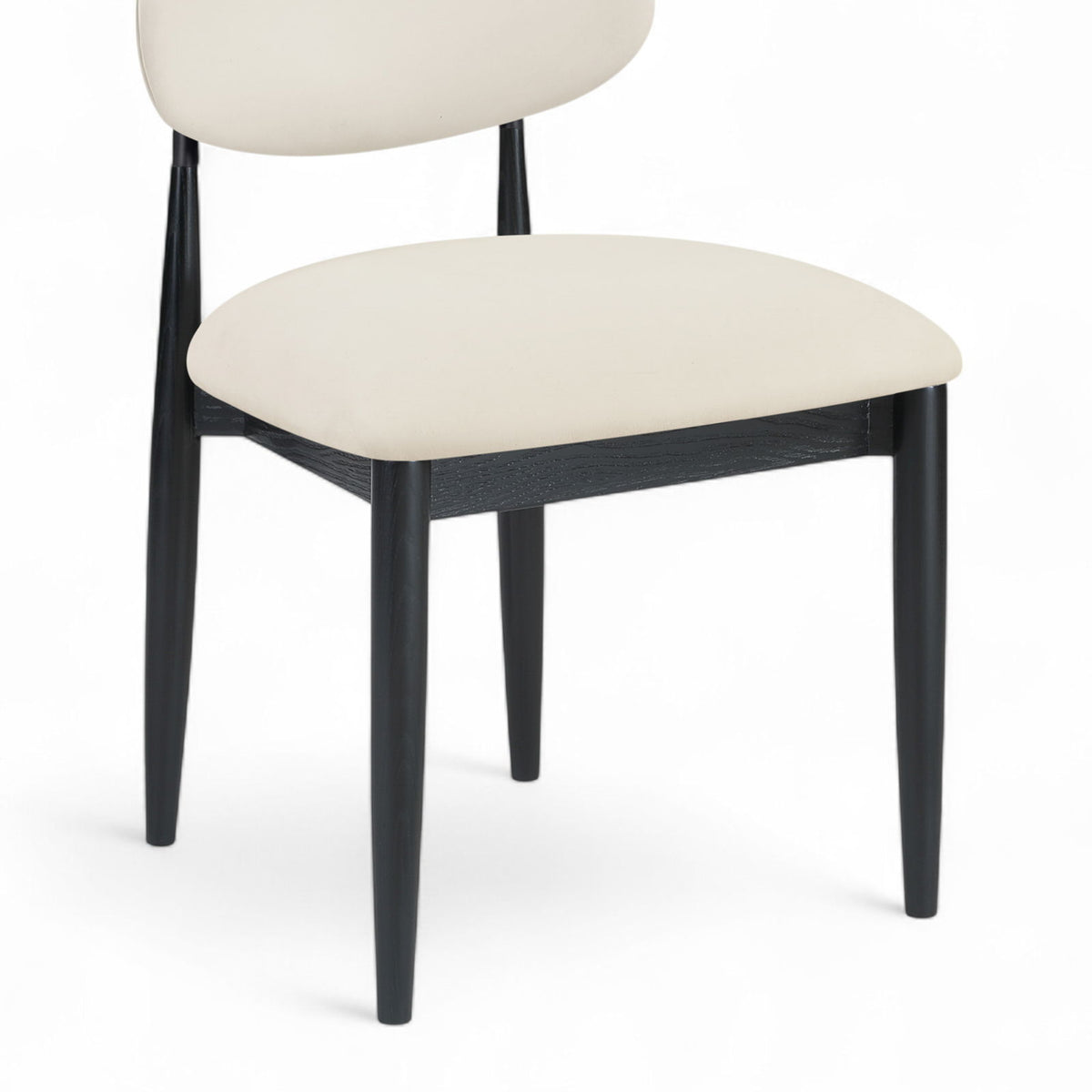 Riccio - Side Chair (Set of 2) - Black Frame
