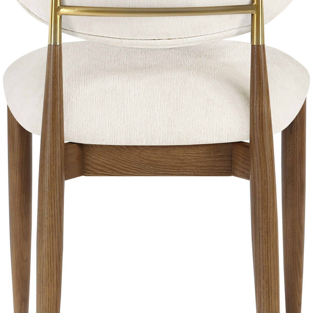 Riccio - Fabric Dining Side Chair (Set of 2) - Walnut Frame