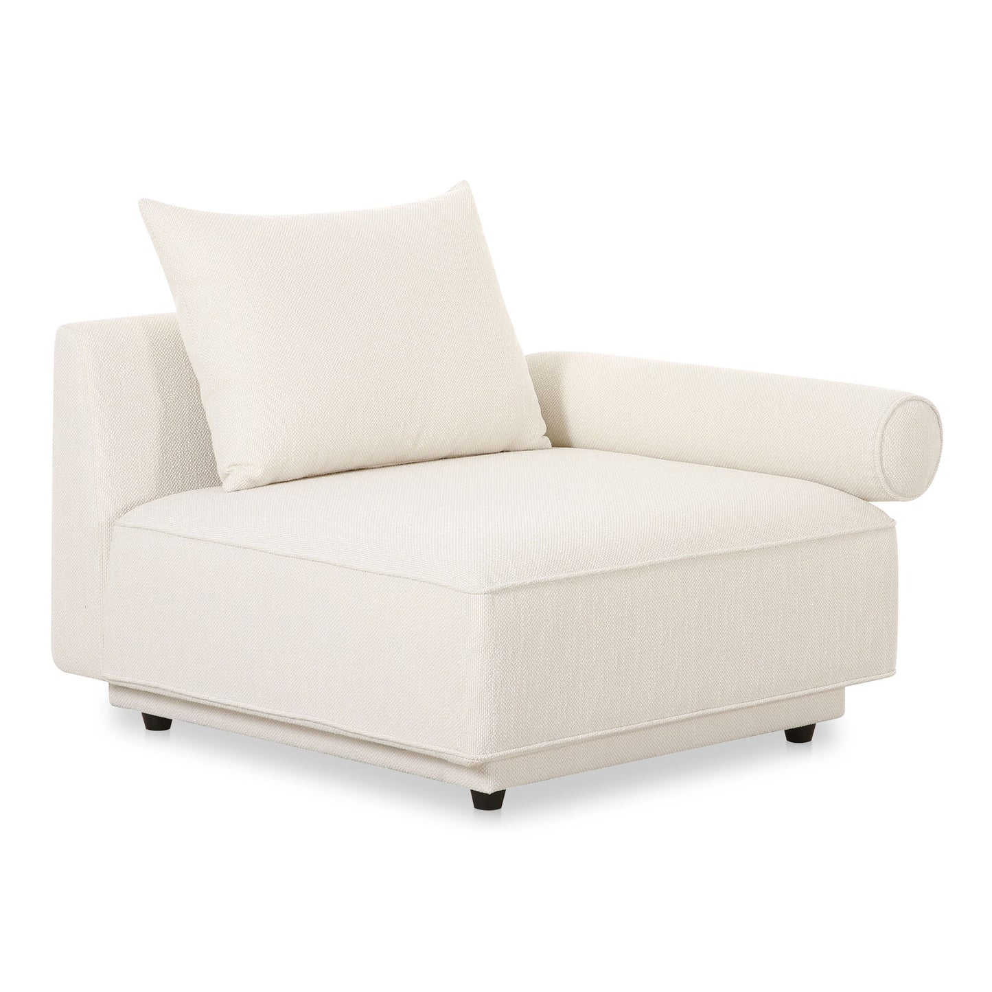 Rosello - Right Arm Facing Chair - White