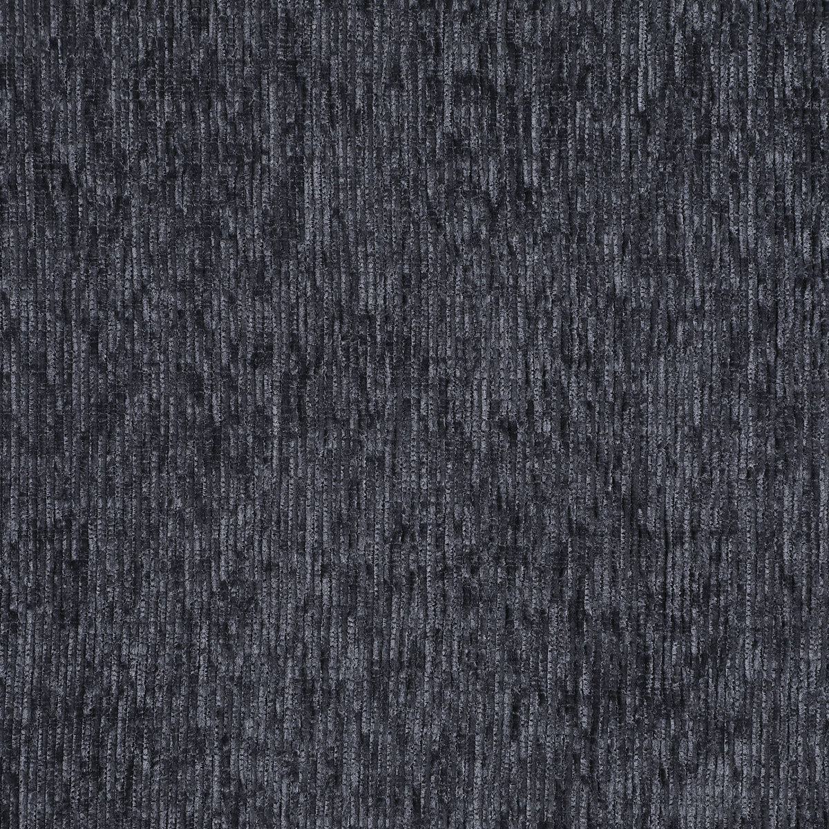 Upholstery fabric swatch in dark gray textured weave for sectional upholstery