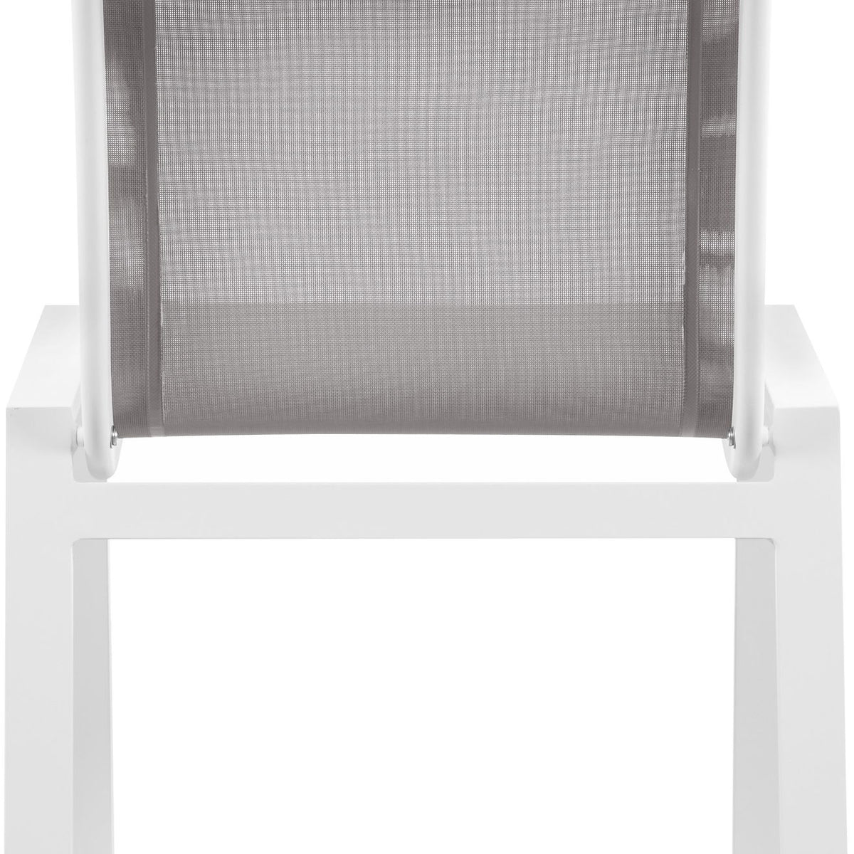 Nizuc - Outdoor Patio Dining Chair With White Frame (Set of 2)