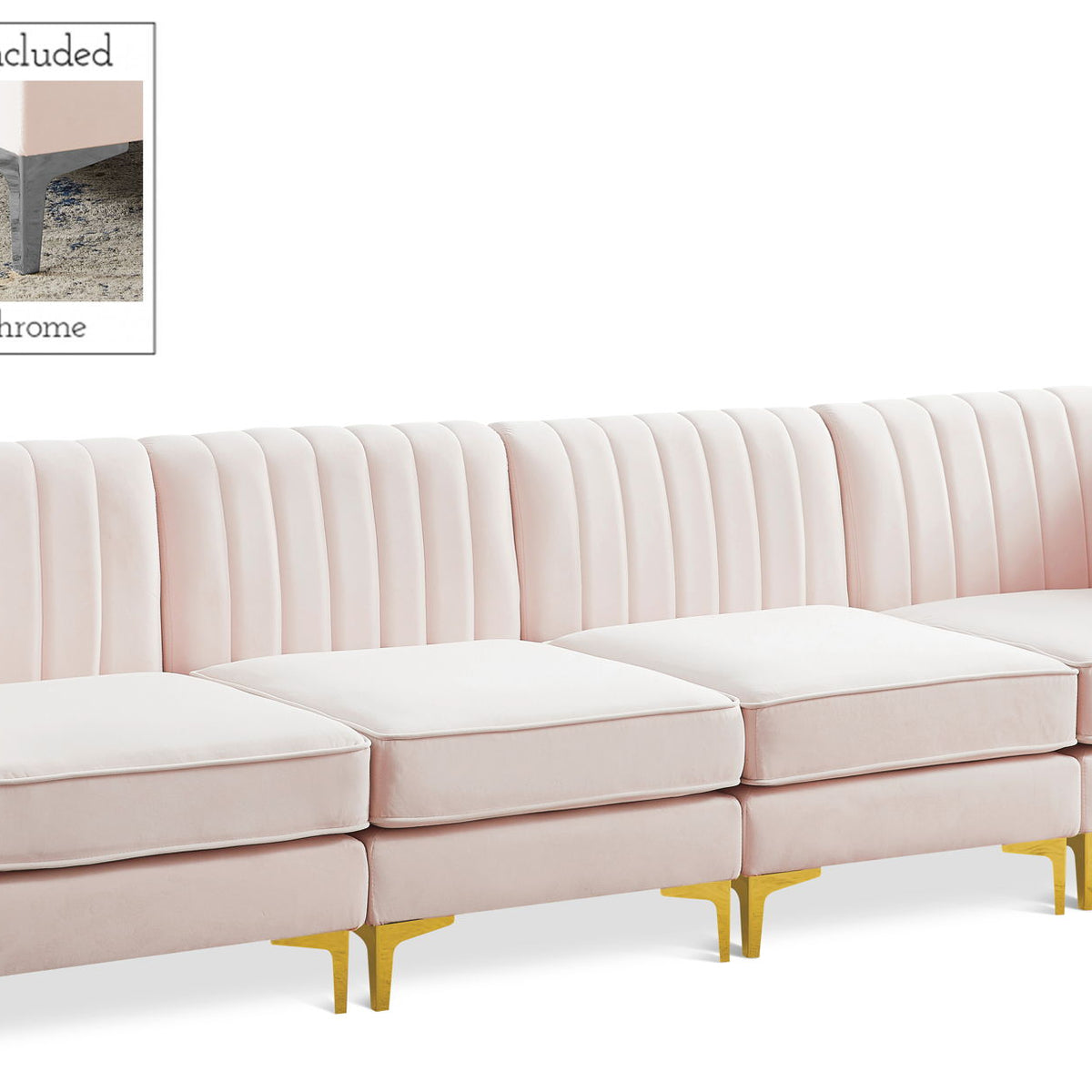 Alina - Modular 4 Seat Sofa