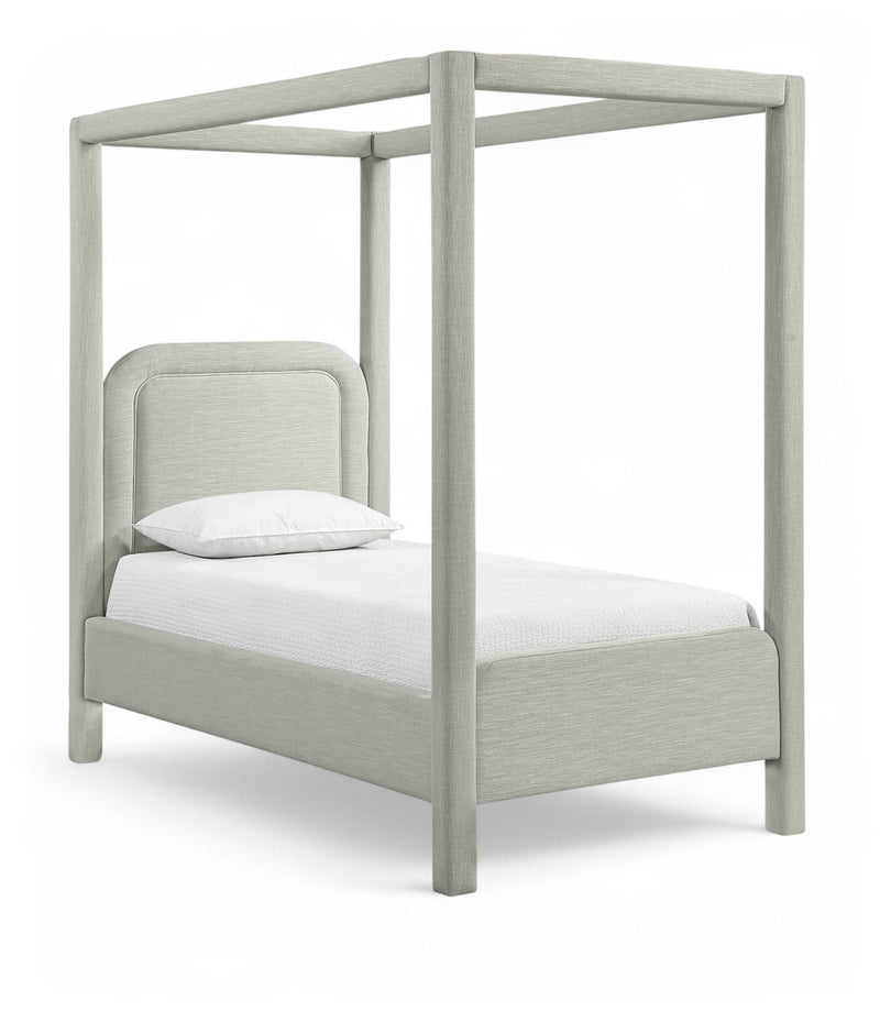Salina - Linen Textured Fabric Upholstered Bed