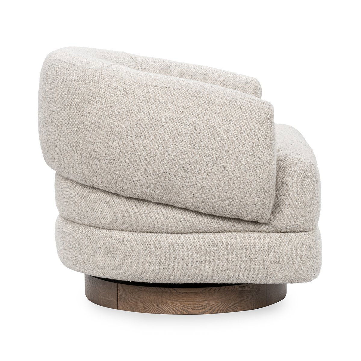 Chassia - Swivel Accent Chair - Pearl Silver