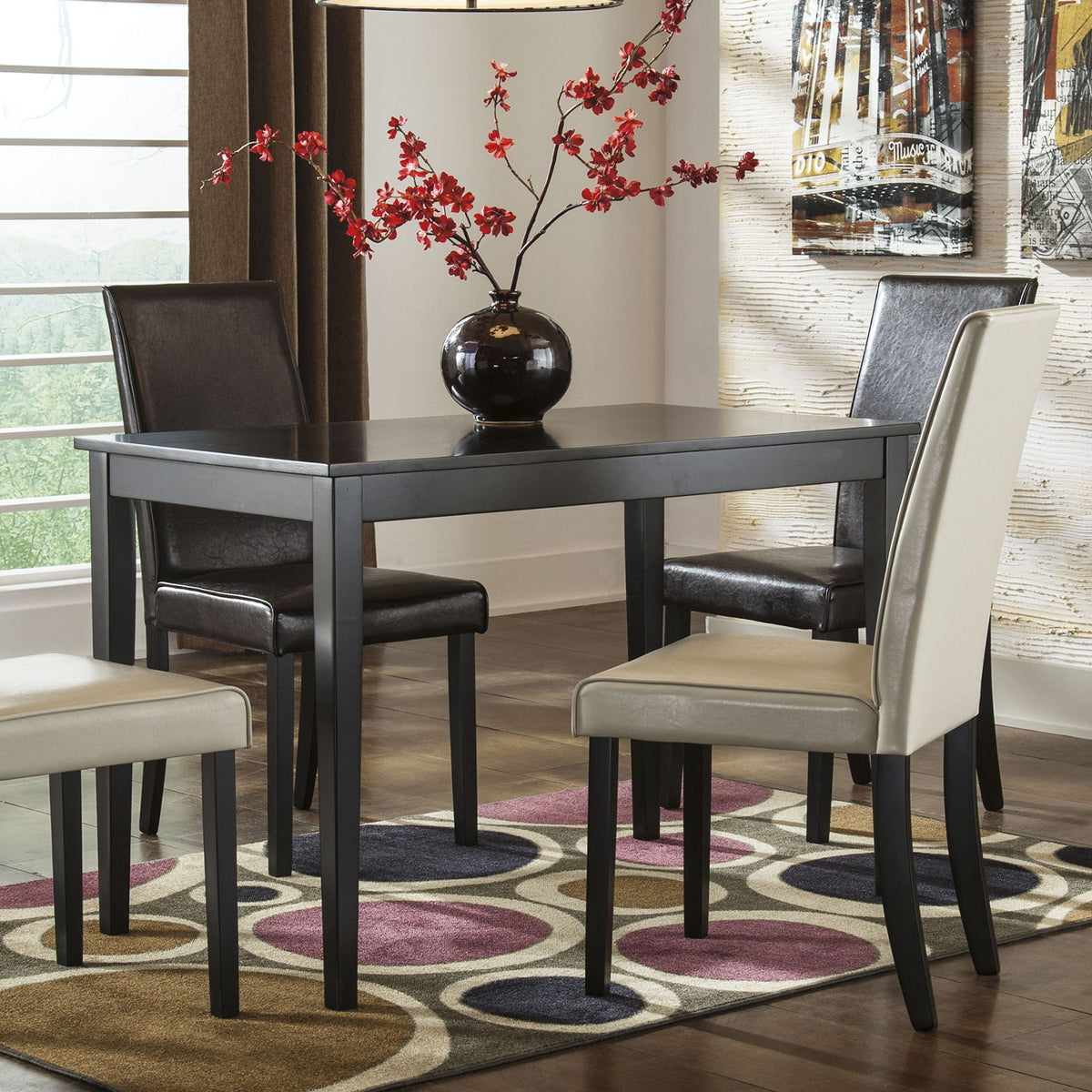 Kimonte - Rectangular Dining Room Table - Dark Brown