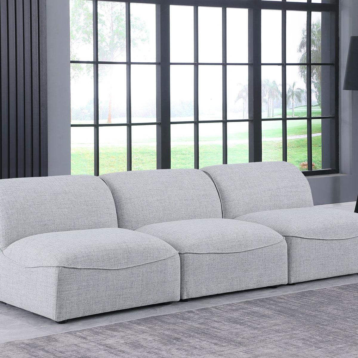 Miramar - 3 Seat Armless Modular Sofa