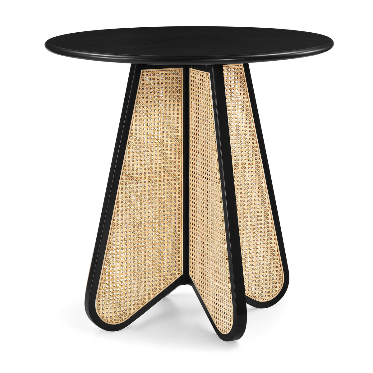 Butterfly - Solid Wood And Natural Cane Table
