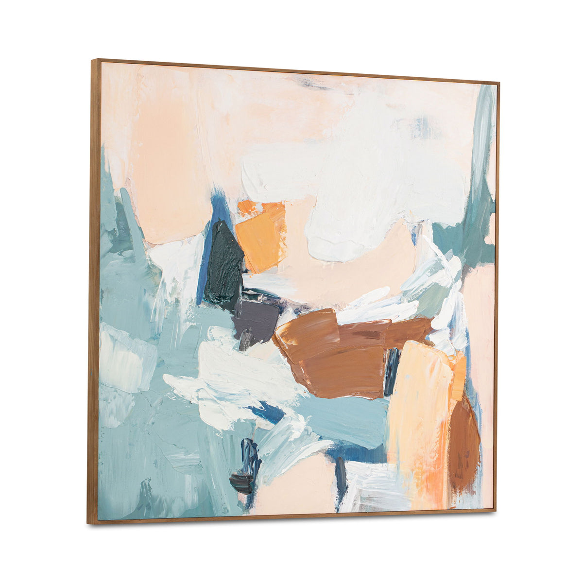 Cherish - Framed Painting - Beige