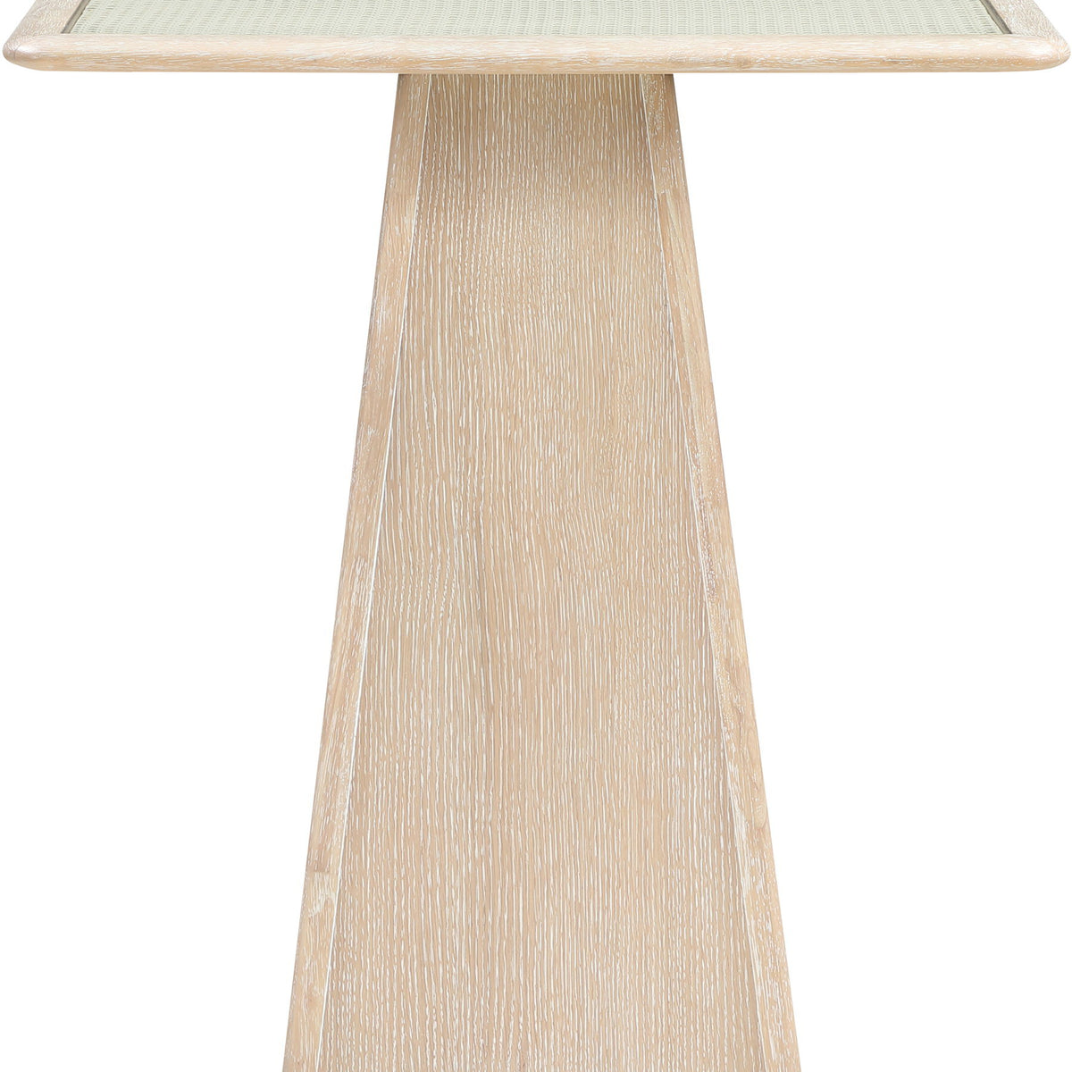Atrium - Glass Top And Wood Base Dining Table
