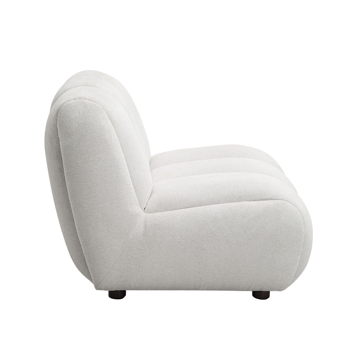 Manilla - Sectional Sofa With Chair - Ivory White