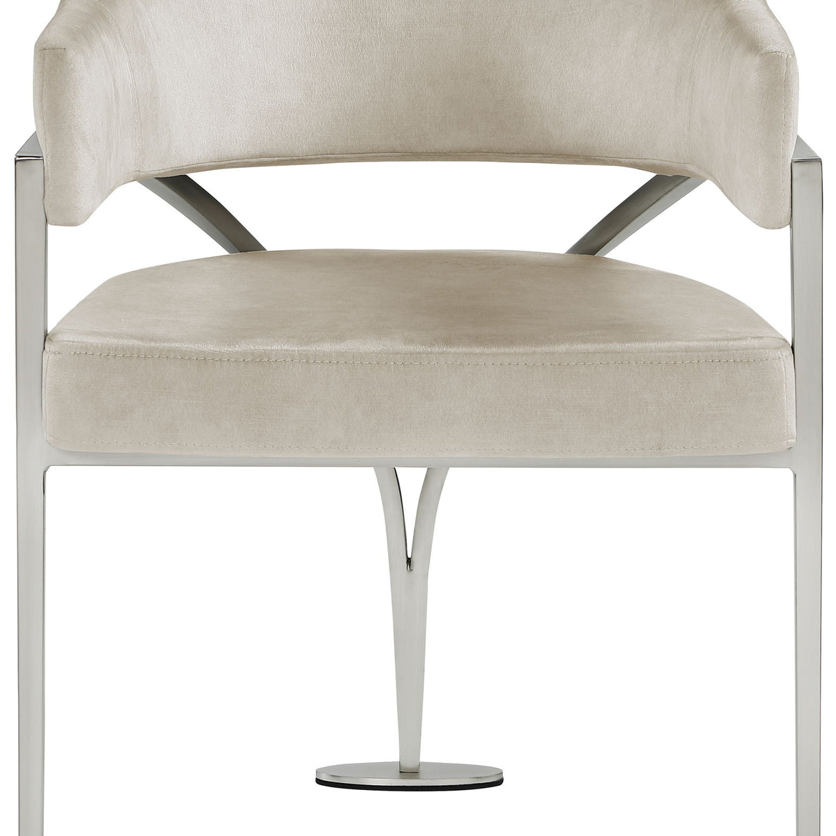 Madelyn - Dining Chair (Set of 2) - Brushed Chrome