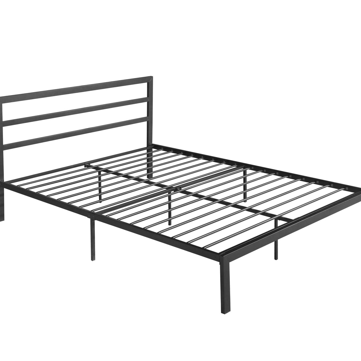 Metal Bed Frame With Headboard