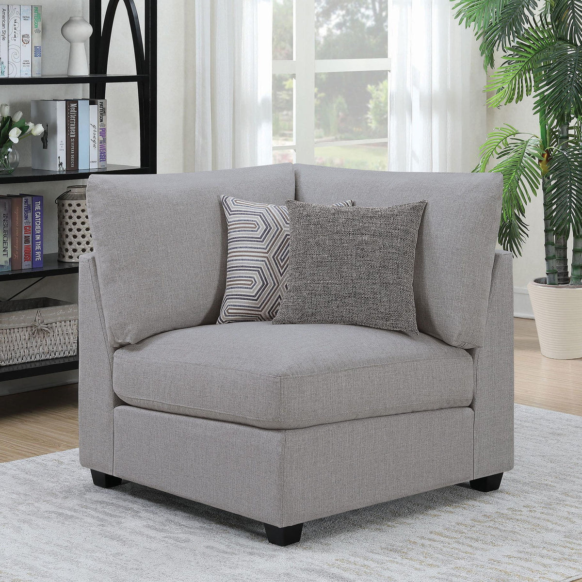 Cambria Upholstered Corner Grey