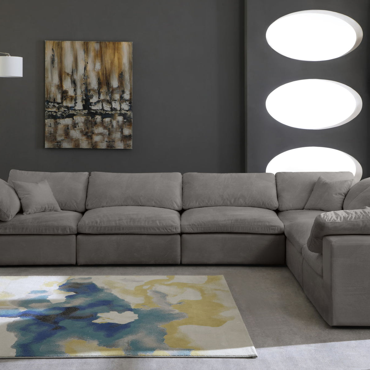 Cozy - 6 Piece Modular Corner Sectional