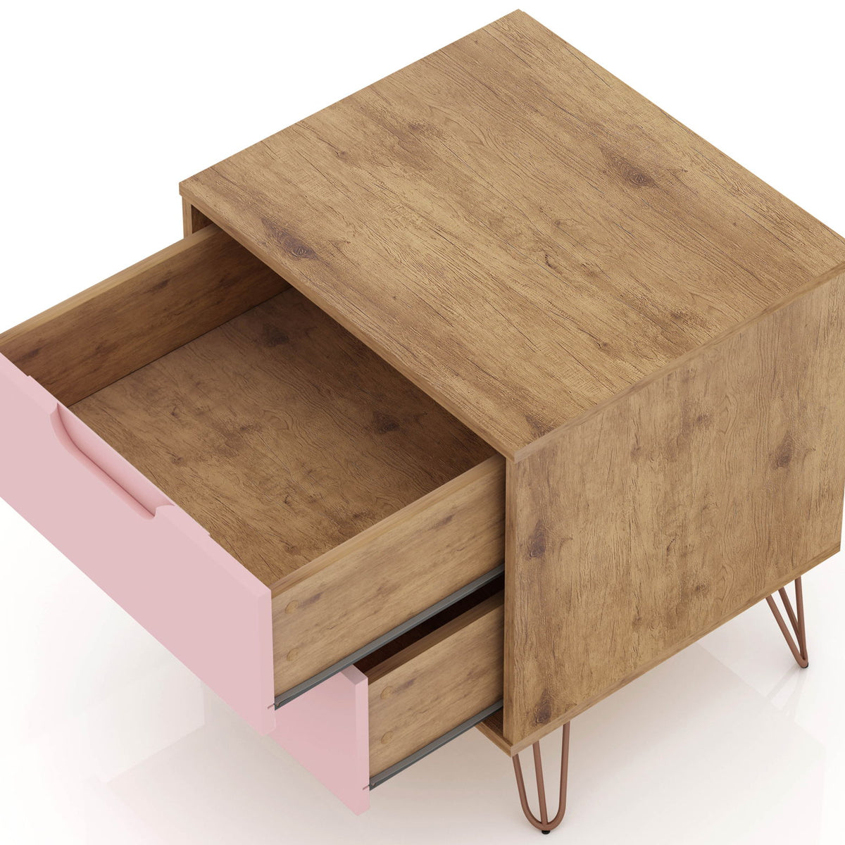 Manhattan Rockefeller - 2-Drawer Nightstand