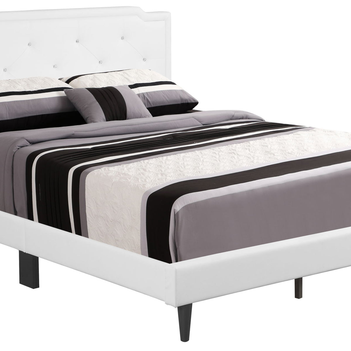 Button Tufted Bed Charming For Cozy Spaces