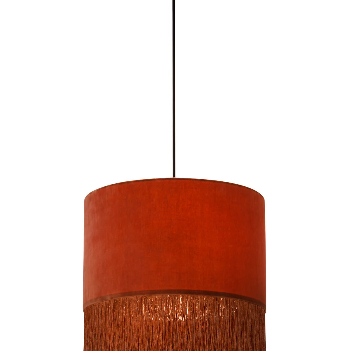 Atolla - Tassel Pendant - Brick