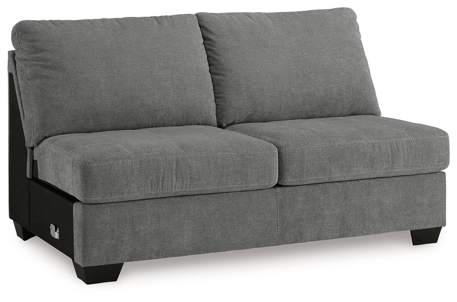 Birkdale Court - Armless Loveseat - Gray