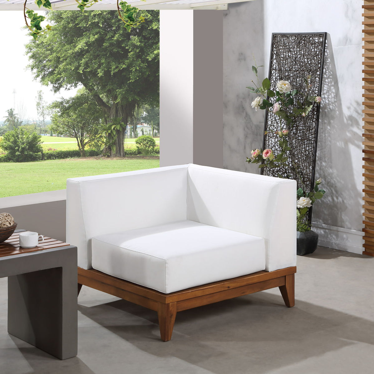 Rio - Corner Chair - Off White