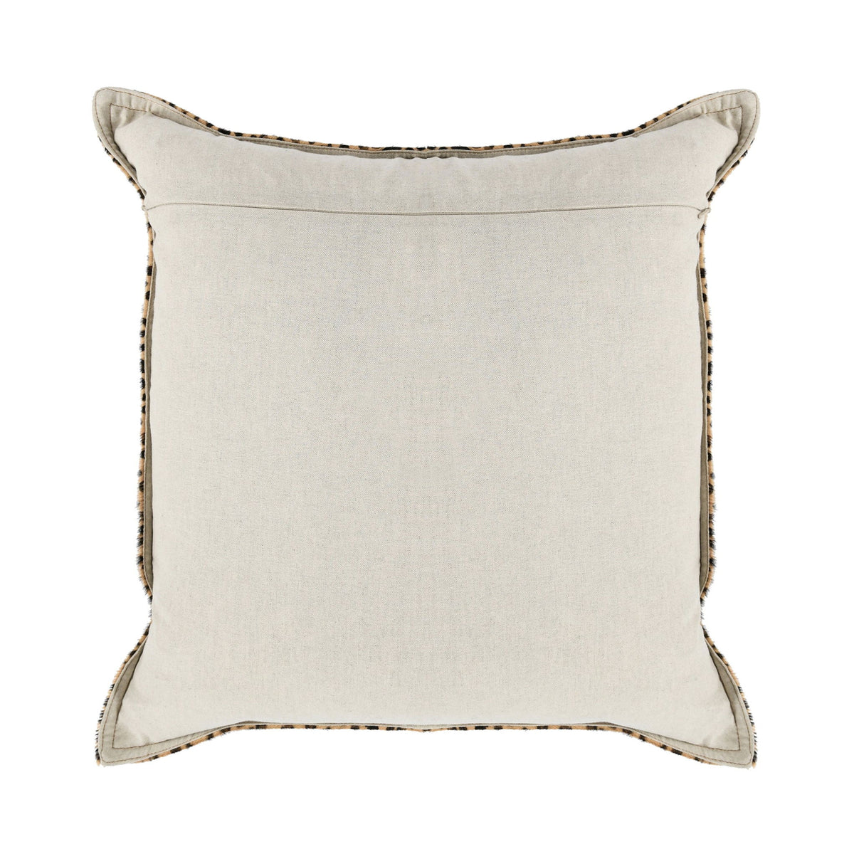 Leopard - 20" x 20" Pillow - Camel / Black