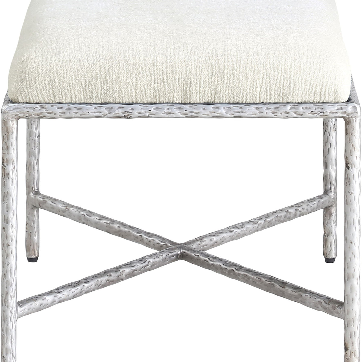 Valley - Bench With Silver Frame
