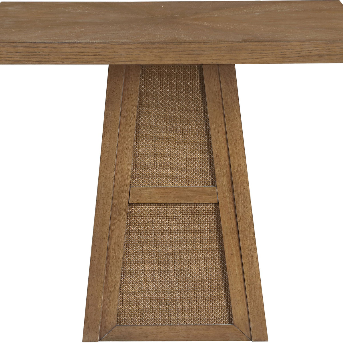 Fenwick - Cane Oak Veneer And Solid Wood Dining Table