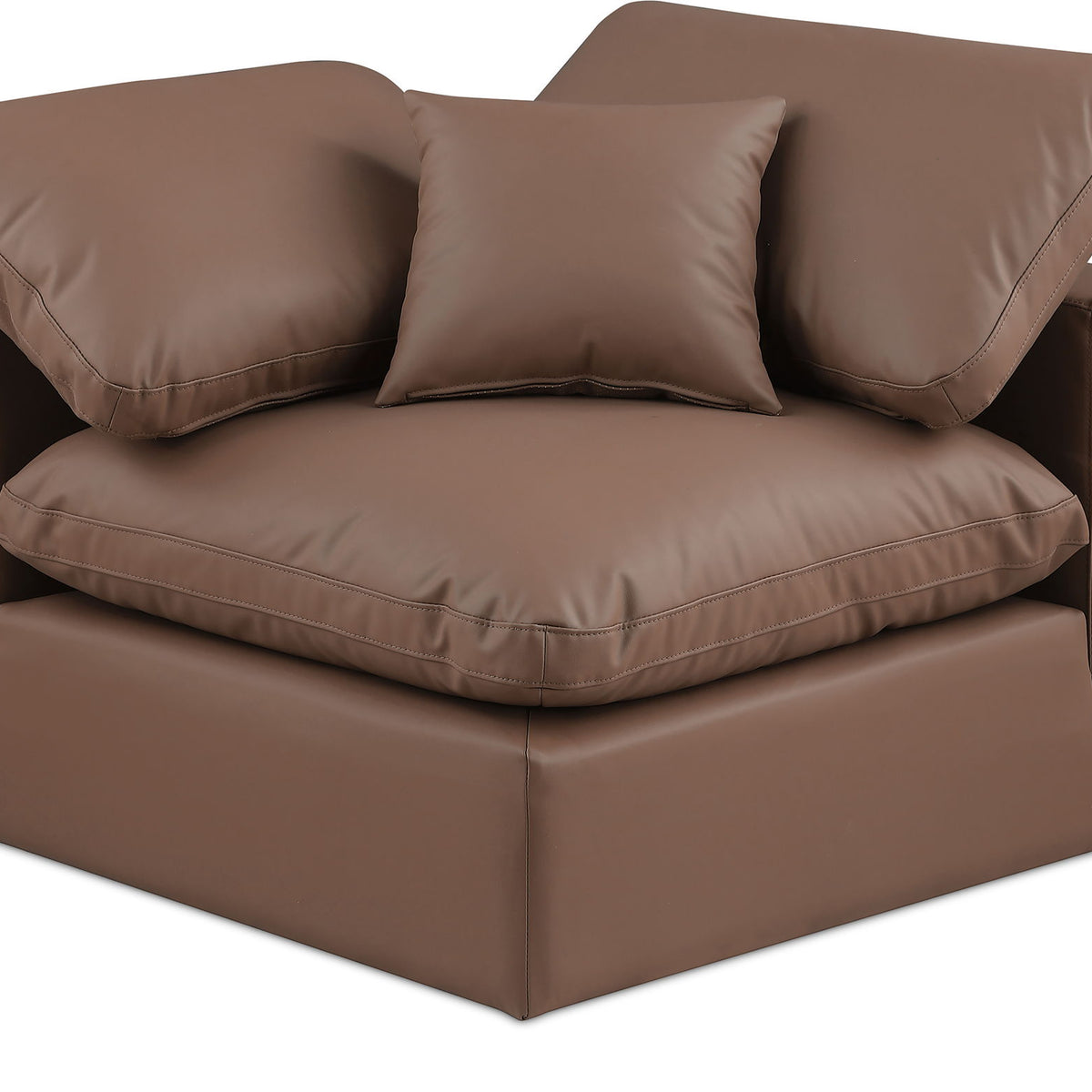 Comfy - Faux Leather Corner Chair