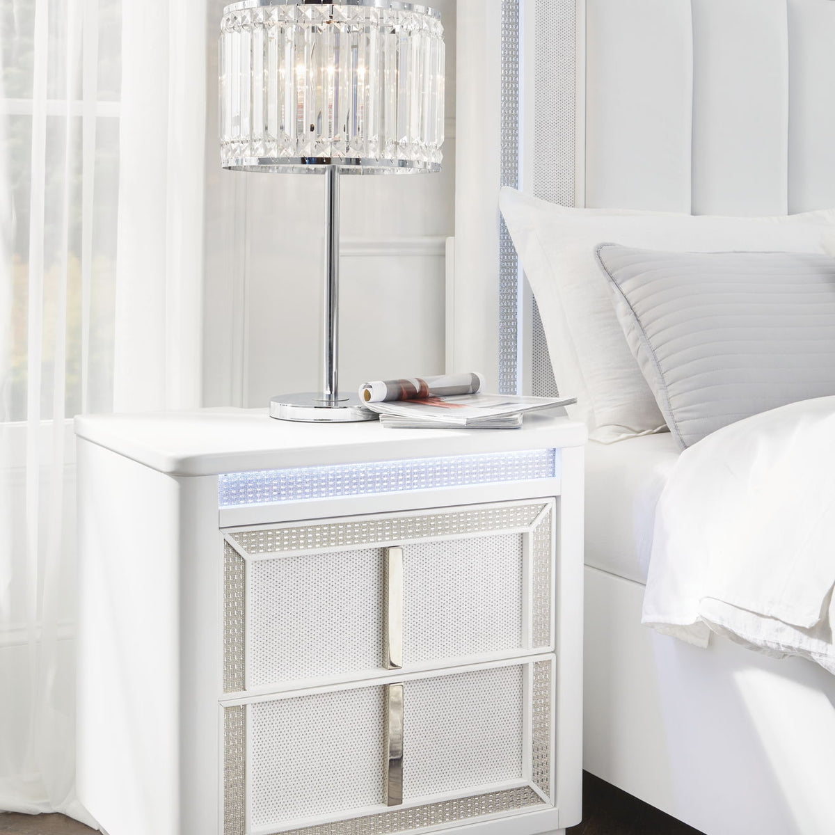 Chalanna - Two Drawer Night Stand - White