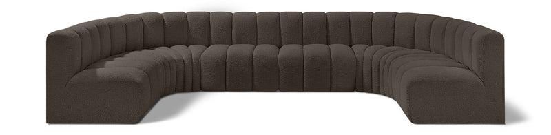 Arc - Boucle Fabric 8 Piece Modular Sofa