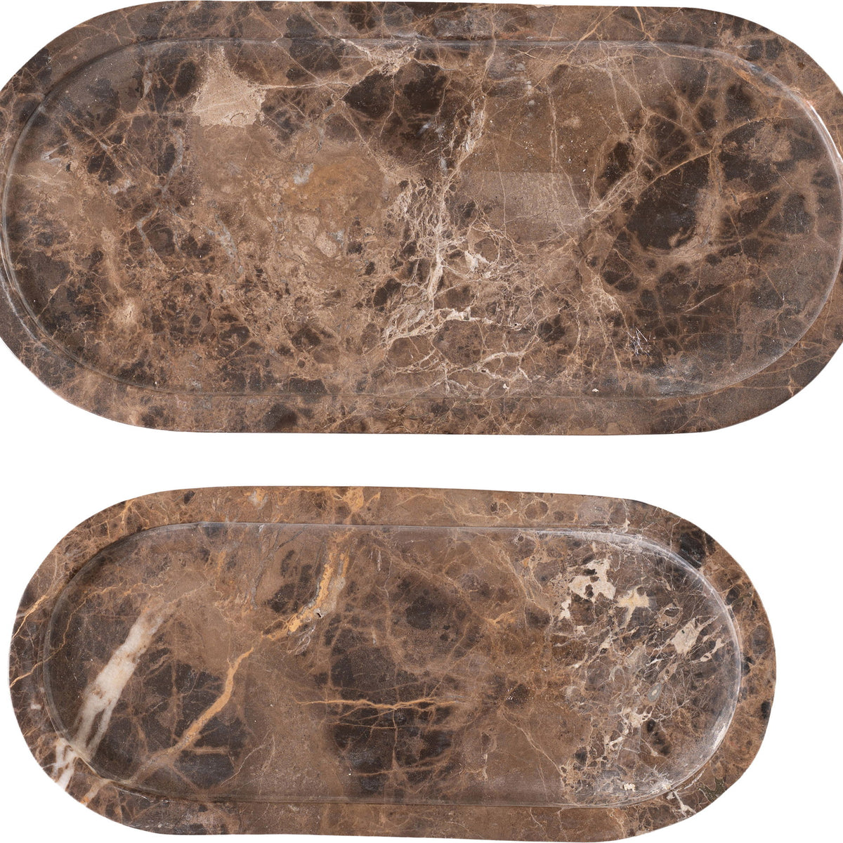 Vanta - Genuine Marble Tray (Set of 2)