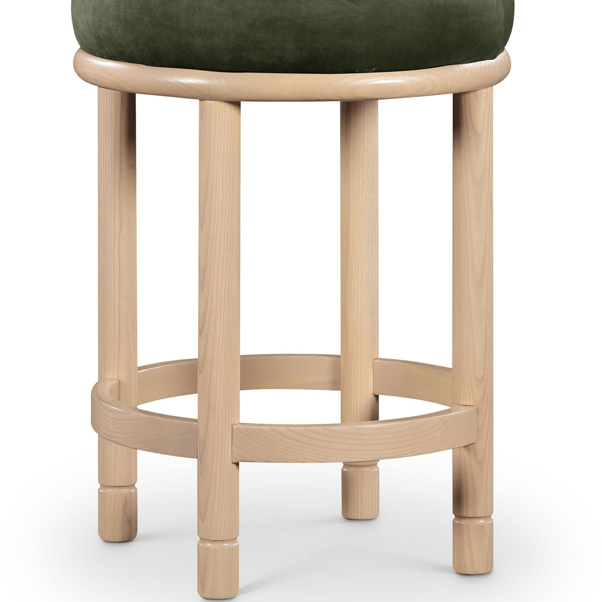 Monette - Counter Stool With Natural Base
