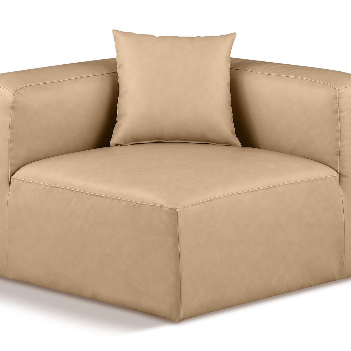 Cube - Corner Chair - Tan